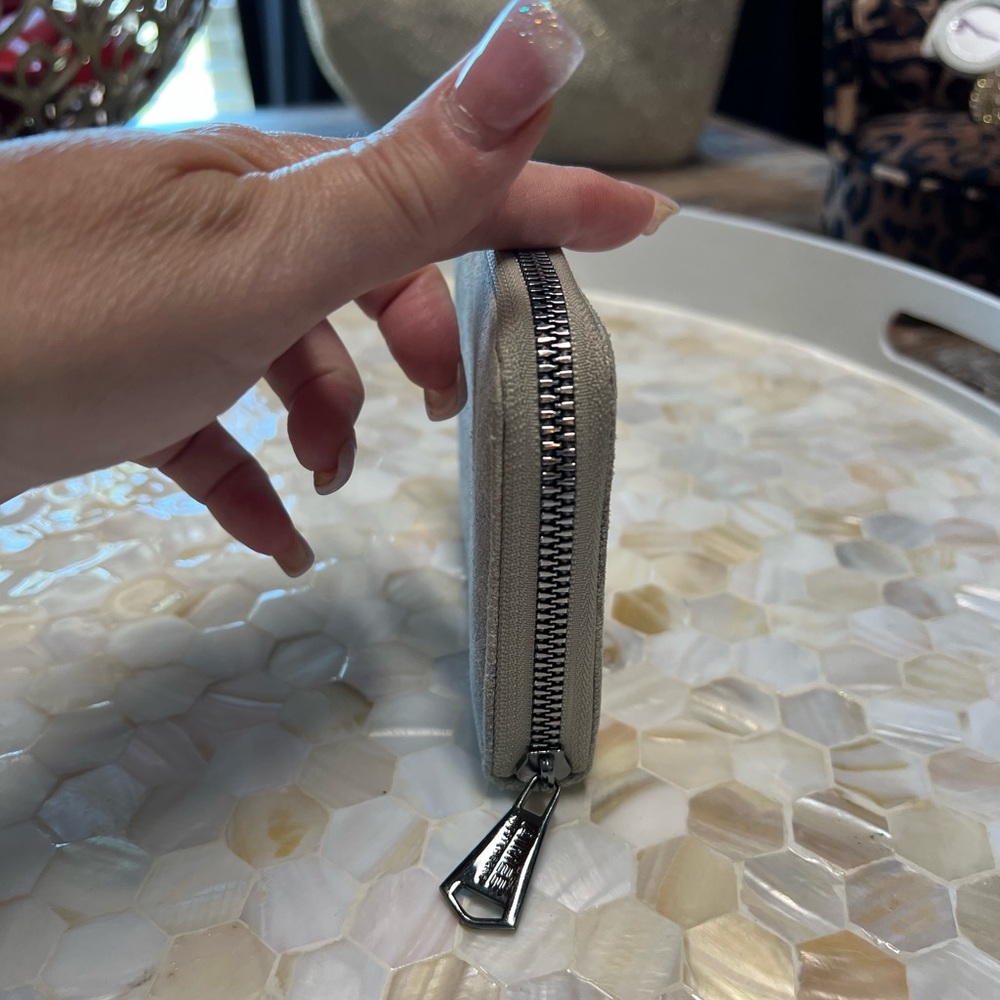 Aimee Kestenberg Multi Color Iridescent Suede Zip… - image 2